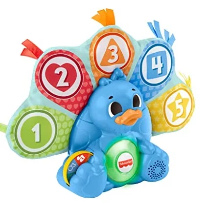 Fisher-Price Linkimals pavo real HNN80, versión en español