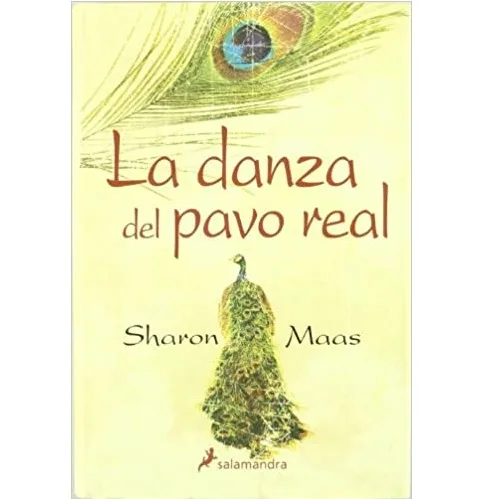 Edición de cubierta amarilla de La danza del pavo real, de Sharon Maas.