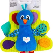 Bizak Lamaze Poppy, pavo real sensorial con mordedor