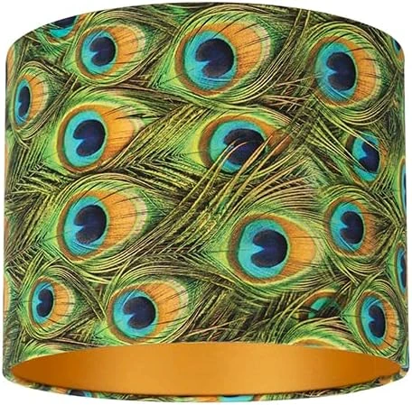 Pantalla Uniqq de terciopelo con ocelos · 30 × 20 cm