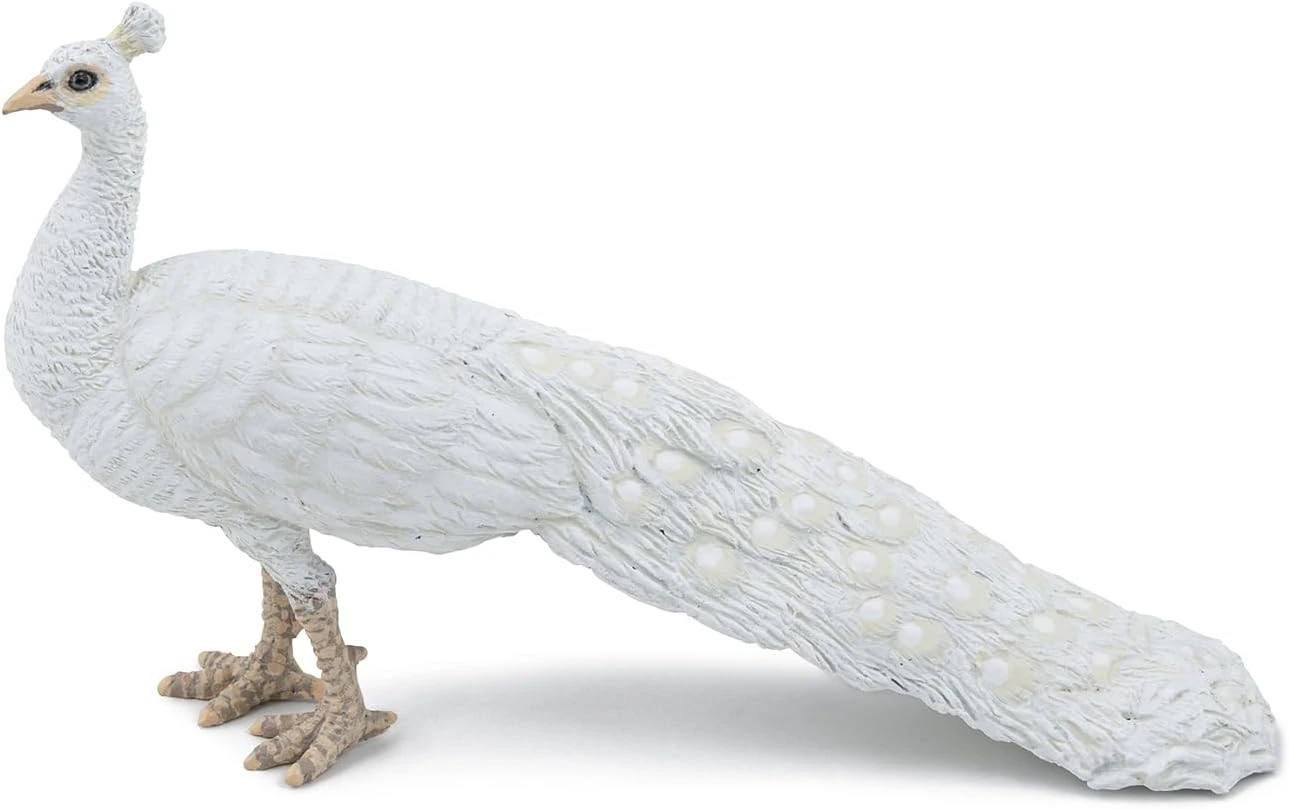 Figura Papo de pavo real blanco · referencia 51192