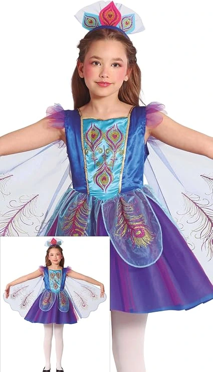 Disfraz infantil Fiestas Guirca de pavo real · 78530