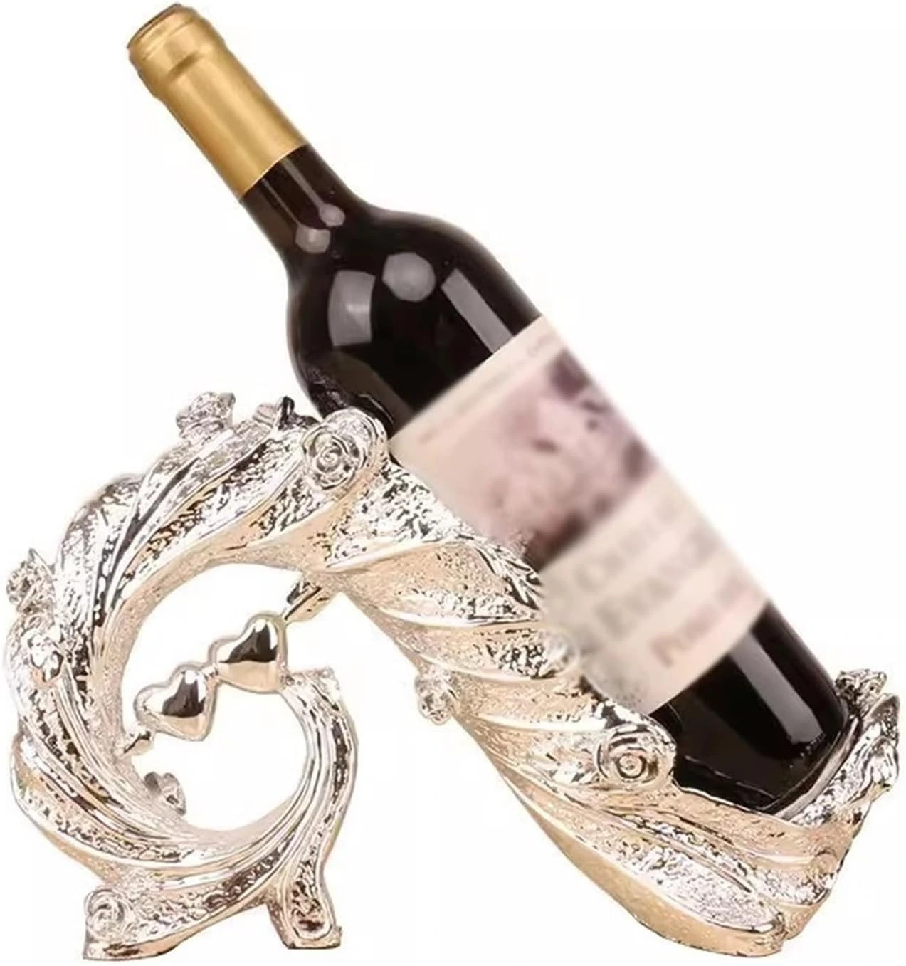 Botellero WANSLO de pavo real · acabado Silver