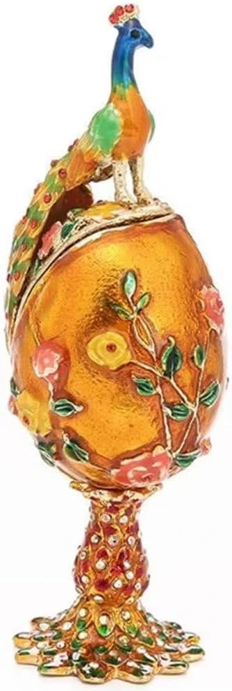 Cajita ornamental Zghhc con huevo y ave