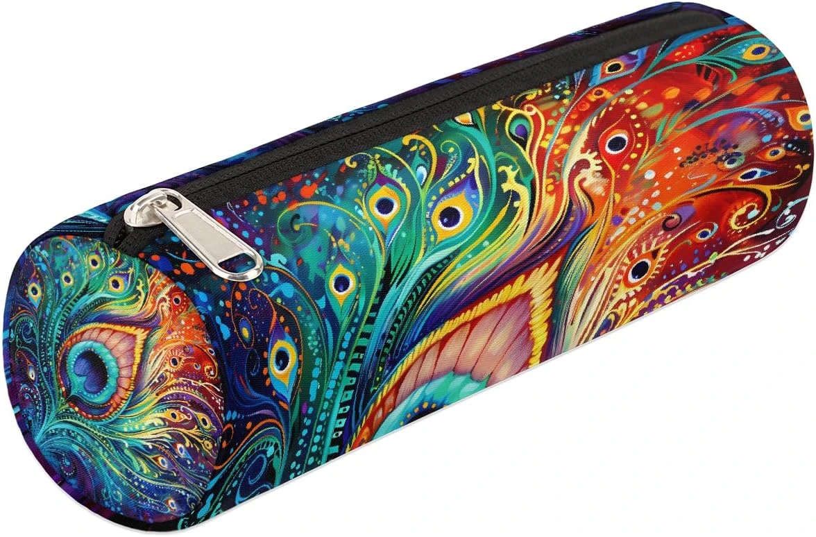 Estuche Mexpekil de plumas de colores · 20 cm