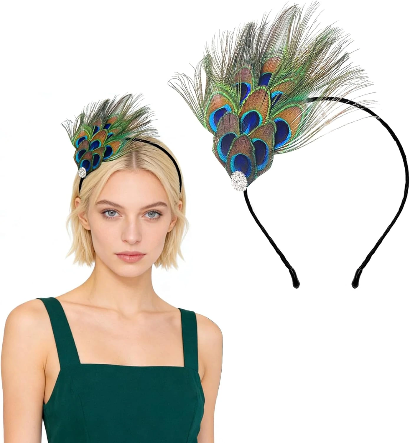 Diadema MINGJAY de abanico de ocelos · opción B