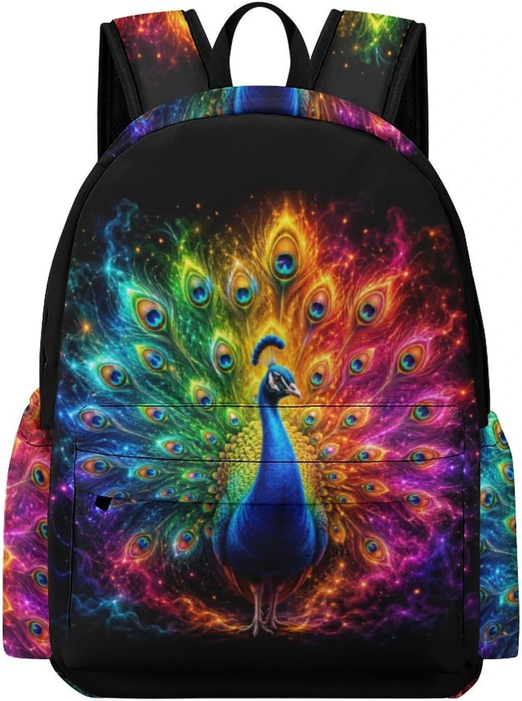 Mochila TPISLI con pavo real multicolor · Style-3